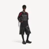 Balenciaga for menn | Oversized T-skjorte i samarbeid med NBA i svart/flerfarget