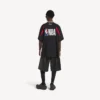Balenciaga for menn | Oversized T-skjorte i samarbeid med NBA i svart/flerfarget