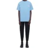 Balenciaga for menn, Political Campaign-utgave, rund hals, korte ermer, blå 570803TBV425840