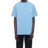 Balenciaga for menn, Political Campaign-utgave, rund hals, korte ermer, blå 570803TBV425840