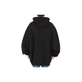 Balenciaga for menn, svart med slagordtrykk, svart 641679TJV771000 Balenciaga for menn, svart med slagordtrykk, svart 641679TJV771000
