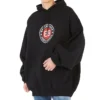 Balenciaga for menn, svart med slagordtrykk, svart 641679TJV771000