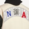 Balenciaga for menn | Varsity-jakke i samarbeid med NBA i elfenben