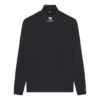 Balenciaga FW21 Alphabet langermet sportsskjorte for menn, svart 661749444B81077