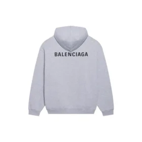 Balenciaga FW21 for menn med logotrykk, lange ermer, grå 600583TIV841167