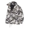 Balenciaga FW21 jakke med bare skuldre for menn, grå 663004TKLD41240