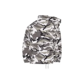 Balenciaga FW21 jakke med bare skuldre for menn, grå 663004TKLD41240