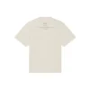 Balenciaga FW21-kortærmet skjorte for menn med alfabet-trykk, beige 651795TJV909054