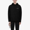 Balenciaga FW21 langermet T-skjorte med logo for menn, svart 600583TIV841070