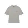 Balenciaga FW21-logo-trykk, retro, kort ermet, grå, for menn 612966TIVG51167