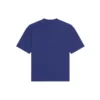Balenciaga FW21 retro-strikket herre-T-skjorte med korte ermer, marineblå 612966TKVD33967