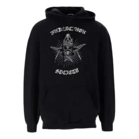 Balenciaga-genser med trykk for menn, svart 570811TJVE91000
