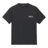 Balenciaga-herre-T-skjorte med alfabet-trykk og korte ermer, svart 641675TIV521070