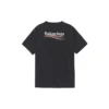 Balenciaga-herre-T-skjorte med alfabet-trykk og korte ermer, svart 641675TIV521070