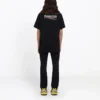 Balenciaga-herre-T-skjorte med alfabet-trykk og korte ermer, svart 641675TIV521070