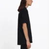 Balenciaga-herre-T-skjorte med alfabet-trykk og korte ermer, svart 641675TIV521070