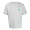 Balenciaga-herre-T-skjorte med brystlogo, kort erme, grå 594579THV631300