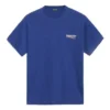 Balenciaga herre-T-skjorte med Political Campaign-trykk, kort erme, kongeblå 508203TAV444540