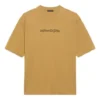 Balenciaga-herre-T-skjorte med rund hals, alfabet-trykk og korte ermer i khaki 620969TIV509605