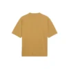 Balenciaga-herre-T-skjorte med rund hals, alfabet-trykk og korte ermer i khaki 620969TIV509605