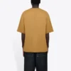Balenciaga-herre-T-skjorte med rund hals, alfabet-trykk og korte ermer i khaki 620969TIV509605