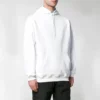Balenciaga-herrejakke med logo på ryggen, hvit, 556143TAV379000
