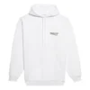 Balenciaga herrejakke med Political Campaign-logo, hvit 600583TIV539040