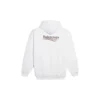 Balenciaga herrejakke med Political Campaign-logo, hvit 600583TIV539040