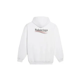 Balenciaga herrejakke med Political Campaign-logo, hvit 600583TIV539040 Balenciaga herrejakke med Political Campaign-logo, hvit 600583TIV539040