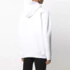 Balenciaga-hettegenser for menn, fritid, ren bomull, hvit 570811TJV859040
