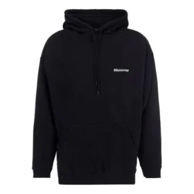 Balenciaga-hettegenser for menn i ren bomull, svart 570811TJV851070 Balenciaga-hettegenser for menn i ren bomull, svart 570811TJV851070