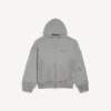 Balenciaga-hettegenser med glidelås i vanlig passform for menn, i Balenciaga-grå