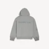 Balenciaga-hettegenser med glidelås i vanlig passform for menn, i Balenciaga-grå