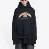 Balenciaga-hettegenser med vid passform «Black» 674986TLVJ21074