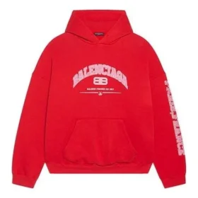 Balenciaga-hettegenser, vid passform «Red» 674986TLVJ26441