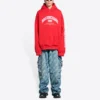 Balenciaga-hettegenser, vid passform «Red» 674986TLVJ26441