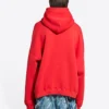 Balenciaga-hettegenser, vid passform «Red» 674986TLVJ26441