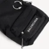 Balenciaga i PUBG i PUBGM Explorer Micro-ryggsekk-smykke/nøkkelring for menn i svart