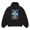 Balenciaga Landscape Loose Hettegensere for menn, svart 641679TJVH91000