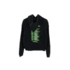 Balenciaga langermet T-skjorte med trykk for menn, svart 556136TDV151000