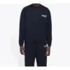 Balenciaga-logo, langermet, svart, for menn 556147TBV141000