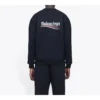 Balenciaga-logo, langermet, svart, for menn 556147TBV141000