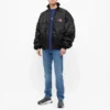 Balenciaga-logo med alfabet, kort ermet, blå, for menn 612966TIV541195