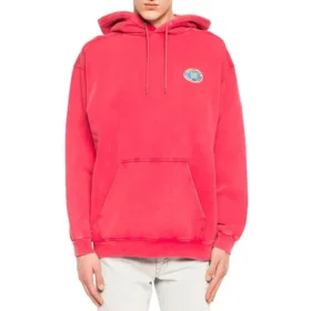 Balenciaga-logo mønster bomullstrykk for menn, rosa 600583THV587764