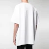 Balenciaga-logo på kortærmet herre-T-skjorte, hvit 583214TFV639783