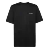 Balenciaga-logo-strikket T-skjorte med korte ermer for menn, svart 556150TYK281000