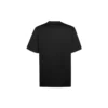 Balenciaga-logo-strikket T-skjorte med korte ermer for menn, svart 556150TYK281000