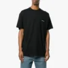 Balenciaga-logo-strikket T-skjorte med korte ermer for menn, svart 556150TYK281000