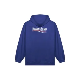 Balenciaga-logo-trykk for menn, klassisk marineblå 600583TIV531195