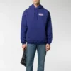 Balenciaga-logo-trykk for menn, klassisk marineblå 600583TIV531195
